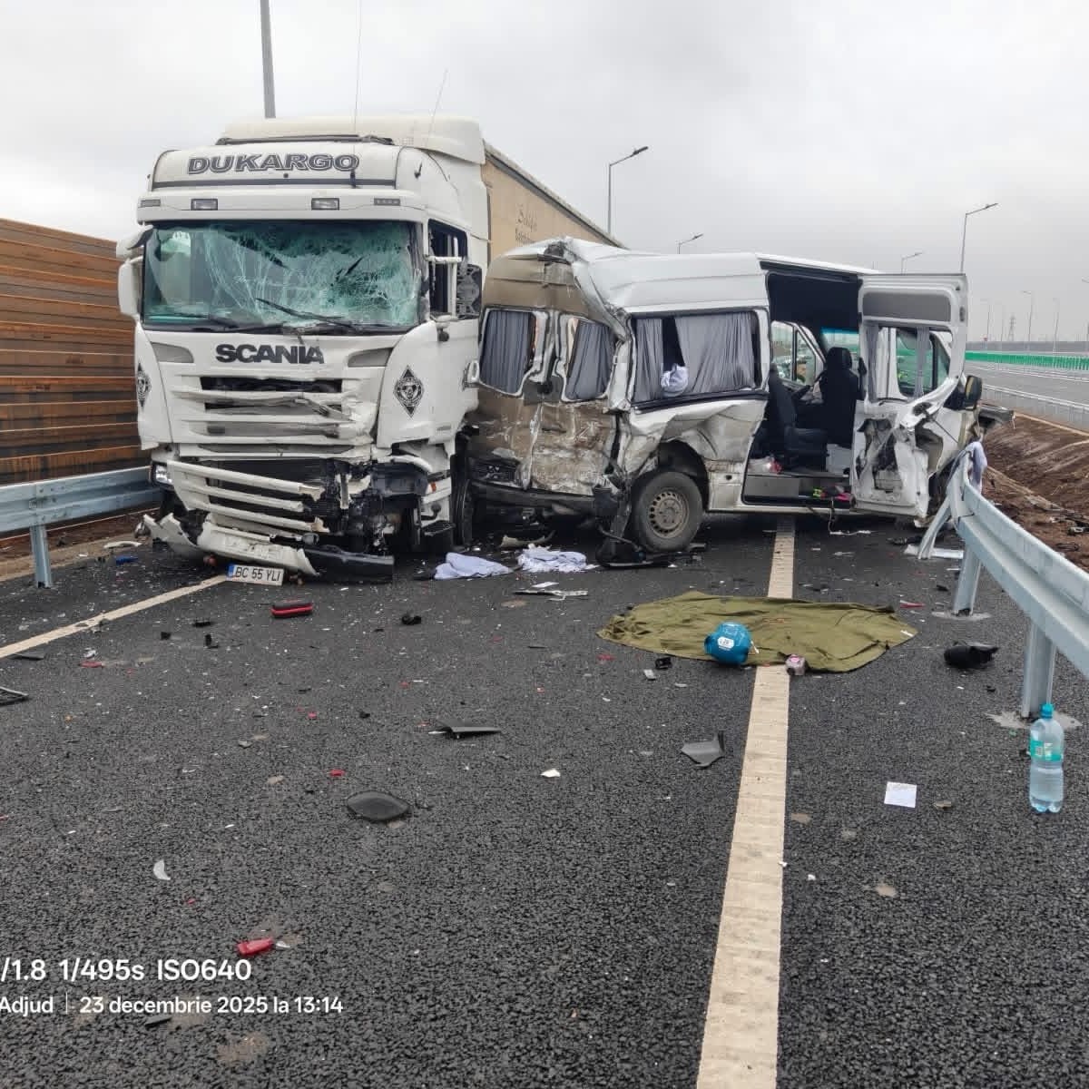 ACCIDENT GRAV IN PRIMELE ORE DE CIRCULATIE PE NOUL TRONSON AL A7